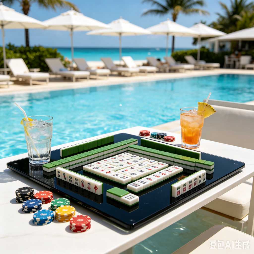 colorful mini mahjong tiles