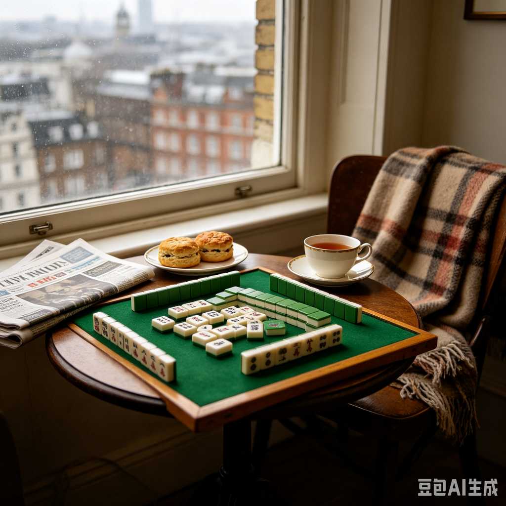 cute mini mahjong tiles set